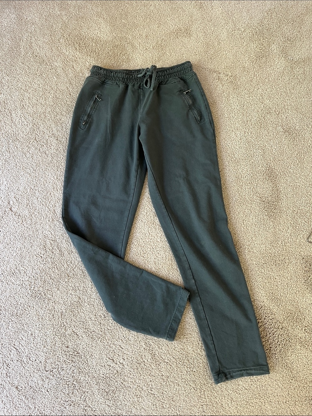 Gray Italian Drawstring Joggers